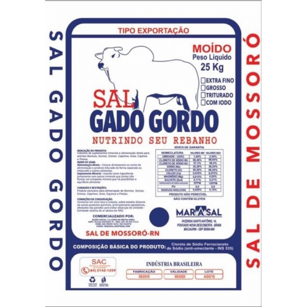 Sal Limpeza De Piscinas Sem Iodo Para Gerador Cloro 25 Kg