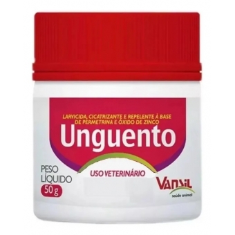 Unguento Plus Larvicida Cicatrizante Repelente 50g Vansil