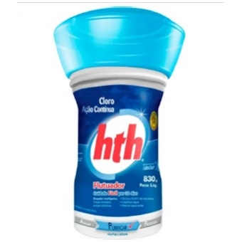 Cloro Flutuador Pequeno 830g HTH
