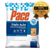 PASTILHA CLORO PACE TRIPLA AÇÃO 200 GR