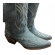BOTA FEMININA BONAZUS AZUL WESTERM DE COURO