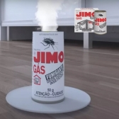 Jimo Fumigante Mata Insetos Baratas, aranhas, pulgas, moscas, mosquitos, traças, formigas 2 Unidades