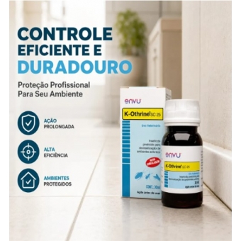 Inseticida K-othrine Sc 25 30ml Controle Baratas, Moscas, Mosquitos.