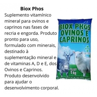 Sal Carneiro Ovelha Ovinos Caprinos Suplemento Mineral 5kg