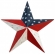 Estrela Decorativa Dos Estados Unidos Metal