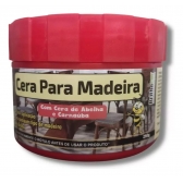 Cera Para Madeira De Abelha Com Carnauba Lustra Brilho 250ml
