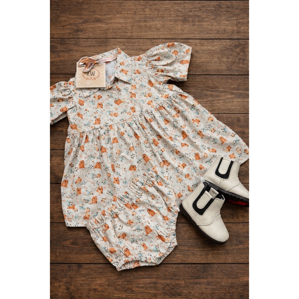 VESTIDO BABY LITTLE RANCH Zenz Western