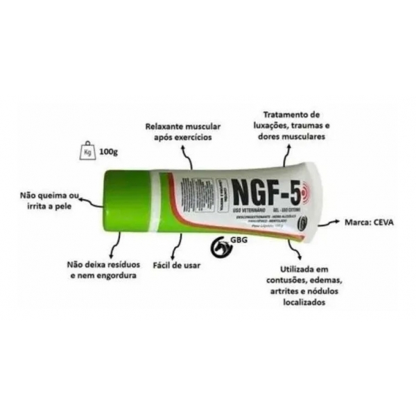 Pomada Ngf 5 100gr P/ Dores Musculares