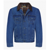 Jaqueta Country Masculina Wrangler Jeans Com Forro Flanelado