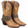 BOTA FEMININA VIMAR BOOTS CASTANHO/FOSSIL