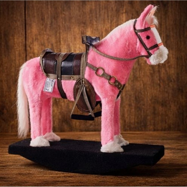 Cavalinho De Balanço Super Luxuoso De Sela Cowtry