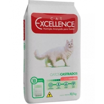 Ração Gato Castrado Cat Excellence Salmão 10,1 Kg
