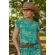 Bata Miss Country Arizona na cor Turquesa