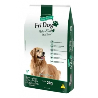 Ração Fri Dog Vegetariana Natural Diet Vegana Cães 2kg