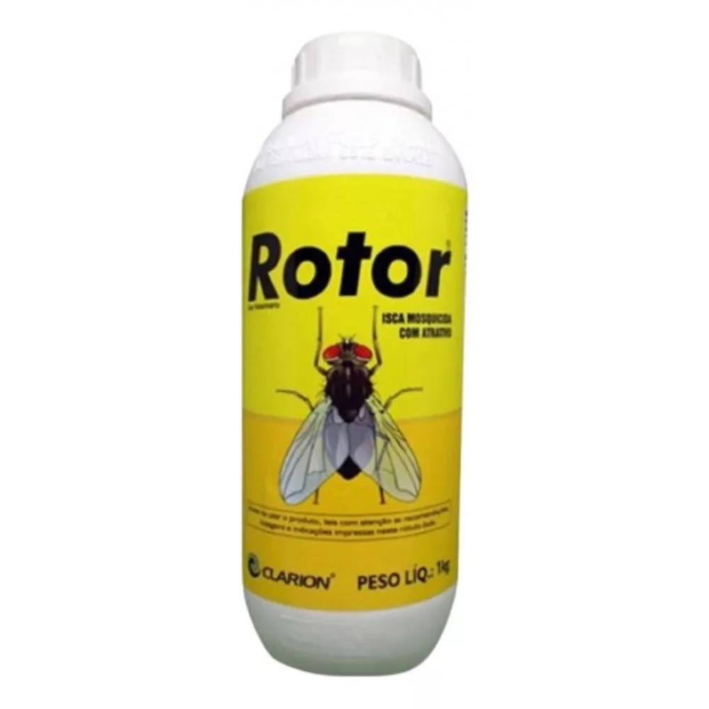 Isca Mata Mosca Rotor 1Kg - Mosquicida - Isca Com Atrativo