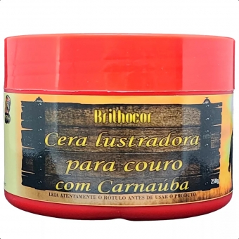 Cera Hidratante Lustradora Carnauba Couro Amacia Protege250g