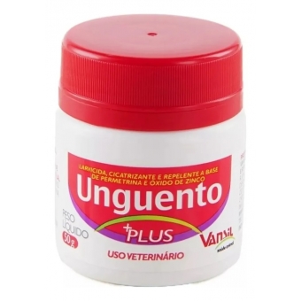 Unguento Plus Larvicida Cicatrizante Repelente 50g Vansil