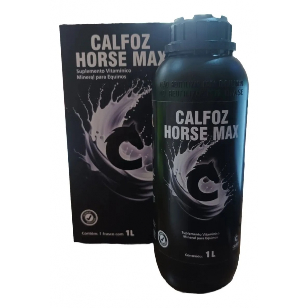 Calfoz Red Horse 1 Lt Calbos Cálcio Oral P/ Equinos