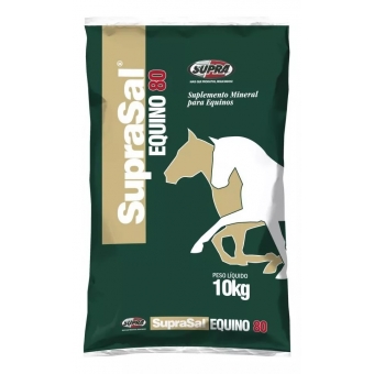 Sal Mineral De Alta Performance Suprasal Equino 80 Sc 10kg